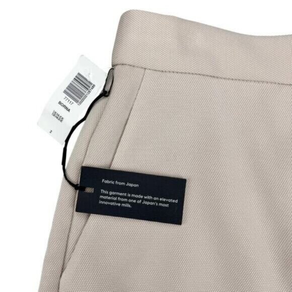 Aritzia Babaton Borna Longline Pleated Shorts In Denude Size 2 - Picture 3 of 6